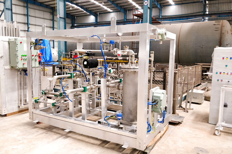 LNG Unloading Sub-Merged Pumping Skids