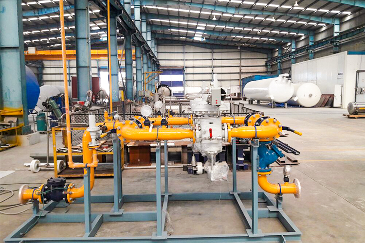 LNG Vaporizers with Regulation & Control Skids